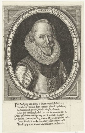 Portrait of Lambert Charles, Governor of Nijmegen
