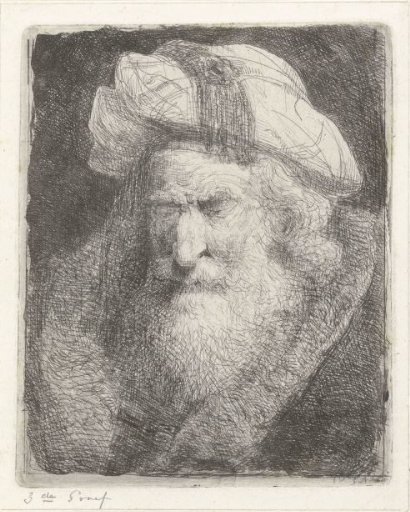 Old man with a beard