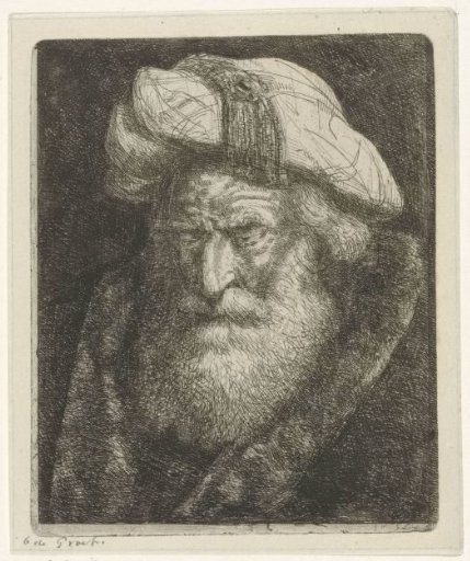 Old man with a beard