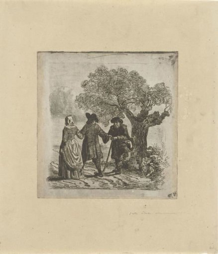 Beggar at the roadside