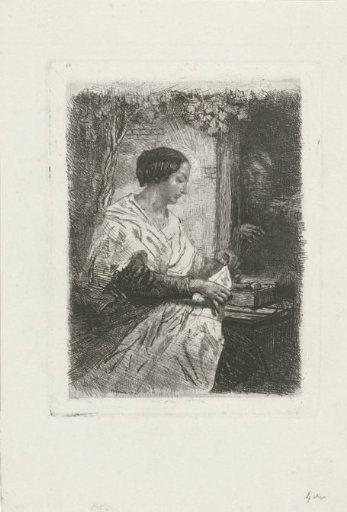 Seamstress and Violin Player