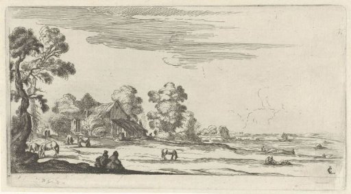 Landscape with a farmstead