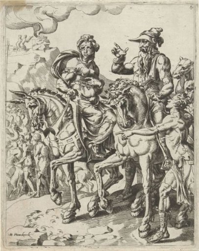 Abraham and Sarah enter Canaan