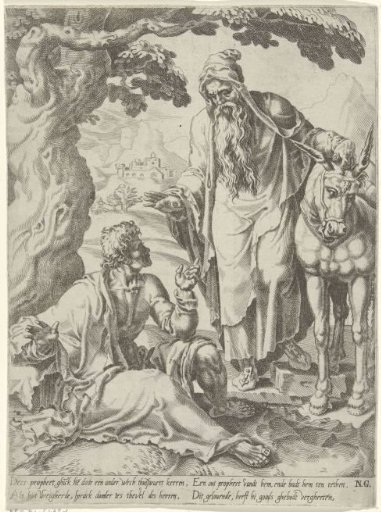 Invitation of the prophet to the man of God