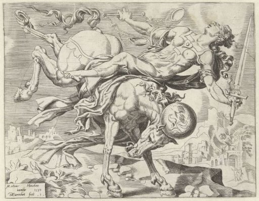 Justice (Justitia) Is Rejected by the World