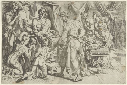Jacob blesses the sons of Joseph