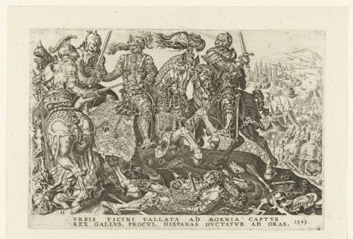The Capture of Francis I during the Battle of Pavia, 1525