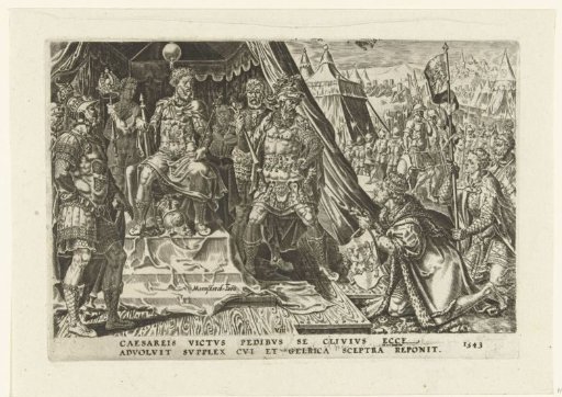 William II of Guelders Submits to the Authority of Emperor Charles V, 1543