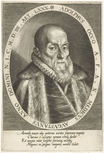 Portrait of the Frisian physician Adolph Occo