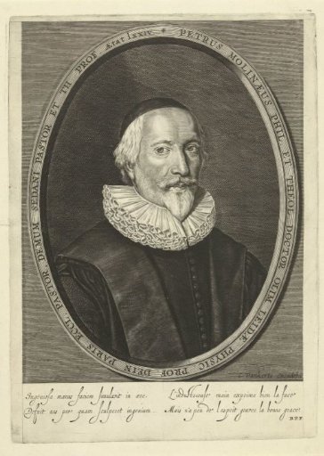 Portrait of Pierre du Moulin aged 74
