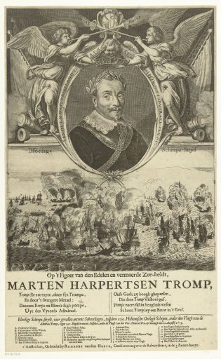 Portrait of Admiral Maarten Harpertszoon Tromp aged 55