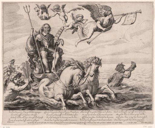 Triumphal chariot in honor of Maarten Tromp, who fell in the Battle of Terheide, 1653