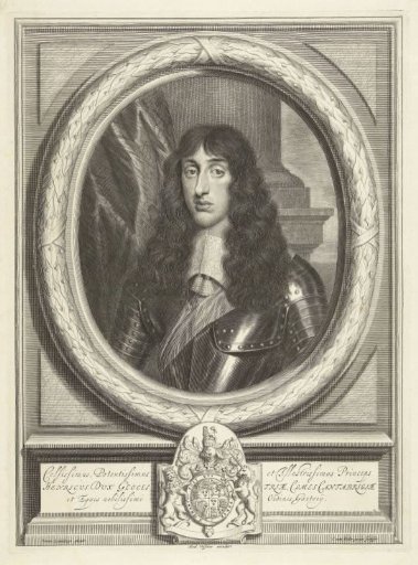 Portrait of Henry Stuart in an oval frame