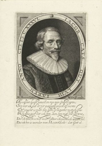 Portrait of Jacob Cats, aged 58