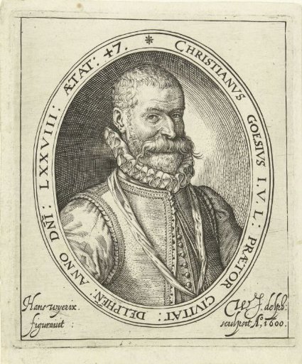 Portrait of Christian van der Goes at the age of 47