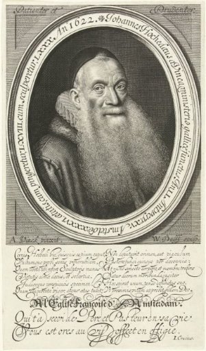 Portrait of Preacher Johannes Hochedaeus at the age of 80