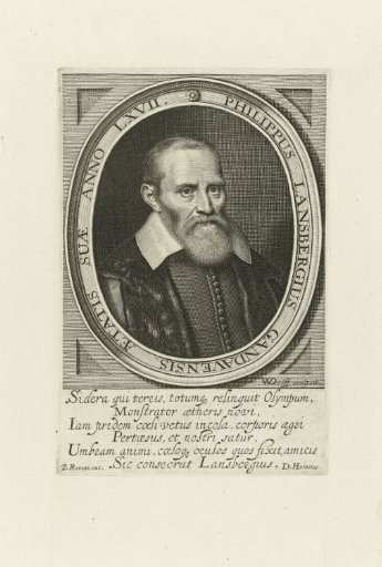 Portrait of Johan Philip Lansberge at the age of 67