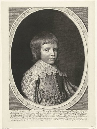 Portrait of Willem II, Prince of Orange-Nassau, aged nine
