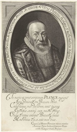 Portrait of Petrus Plancius, aged 70