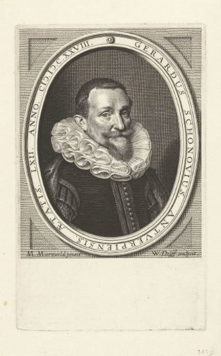 Portrait of Gerardus Schonovius