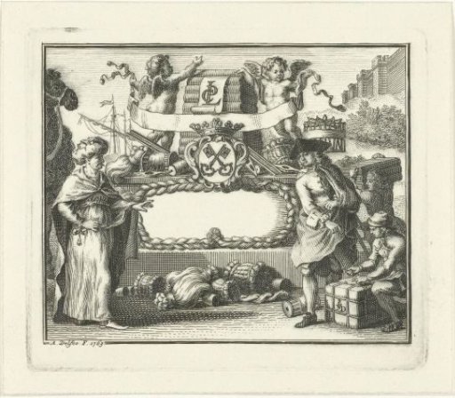 Allegory on the Wool Trade in Leiden