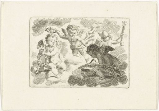 Four Putti as Personifications of Arts and Sciences