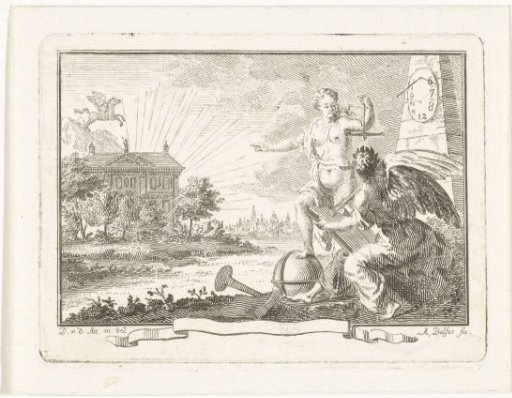 Allegory of the dawn with personification of Aurora