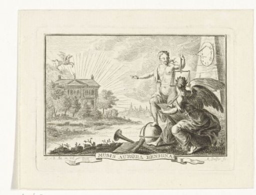 Allegory of the dawn with personification of Aurora