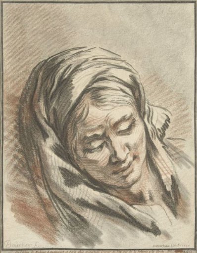 Head of a Woman with a Headscarf