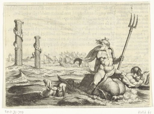 Neptune with the Pillars of Hercules
