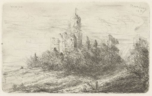 Ruin of the castle at Stromberg