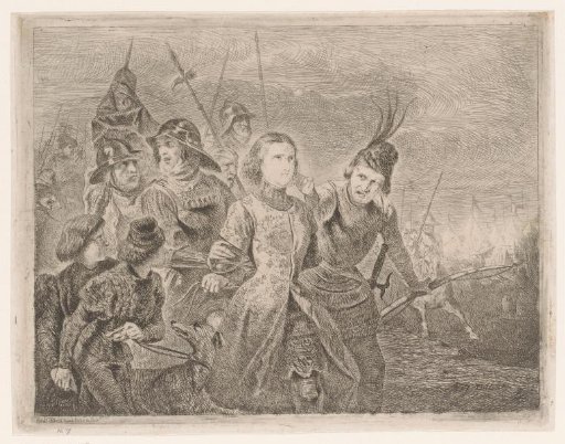 Joan of Arc Captured by Soldiers and Taken Away