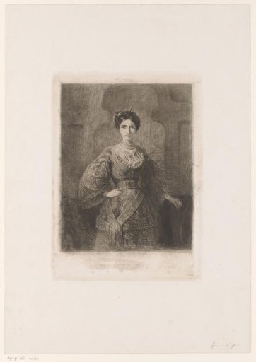 Portrait of an Unknown Young Woman in Turkish Costume