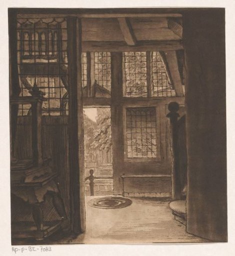 Interior of the house of Rembrandt