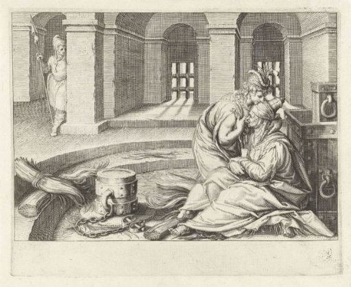 A Daughter Suckling Her Mother in Prison