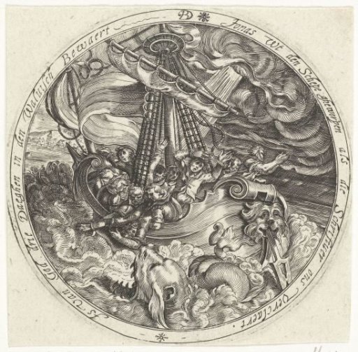 Jonah is Thrown Overboard by the Sailors