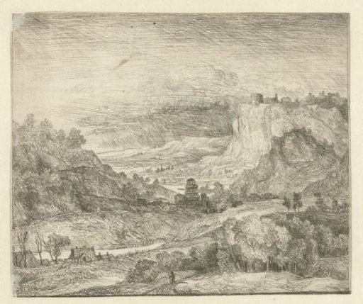 Mountain Landscape with Approaching Storm