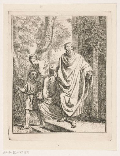 Abraham drives out Hagar and Ishmael