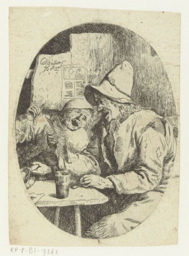 Two Singing Men in an Inn