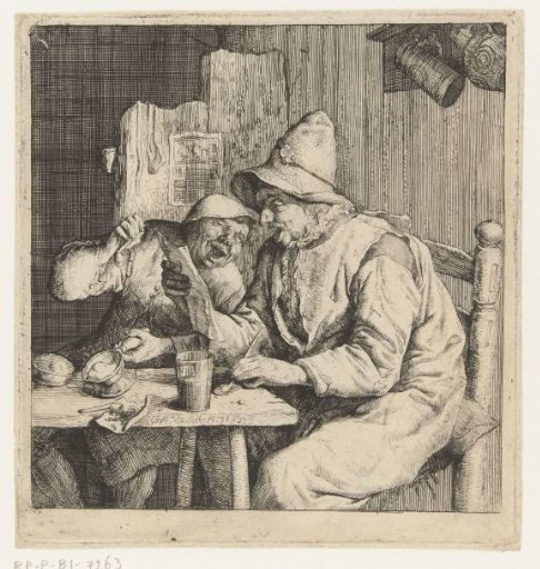 Two Singing Men in an Inn