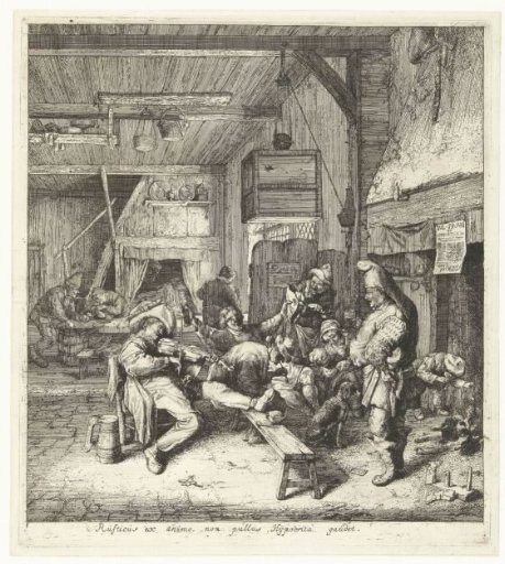 Violin Player in an Inn