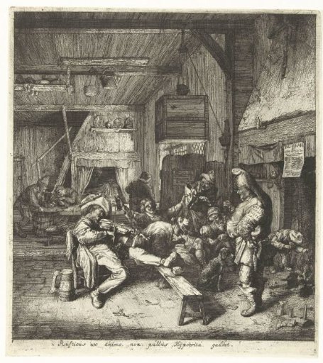 Violin Player in the Inn