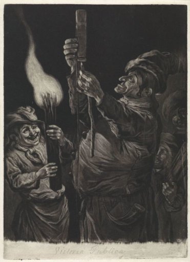 The Man with a Firework, with Spectators, 1695