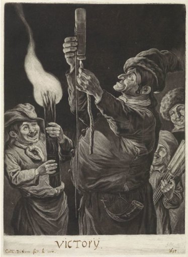 The Man with a Firework, with Spectators, 1695