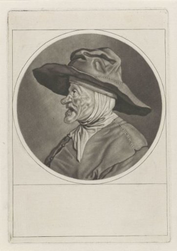 Singing Man with a Large Hat (Hearing)