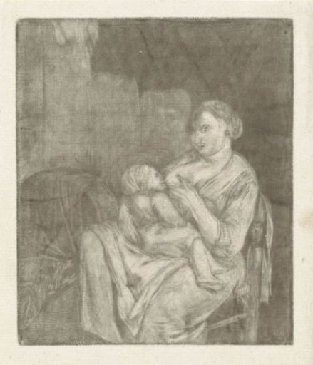 Mother with Child at the Breast