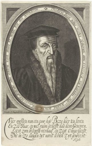 Portrait of Theodorus Beza