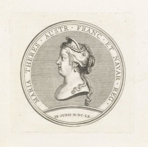 Medal with bust of Maria Theresa of Spain