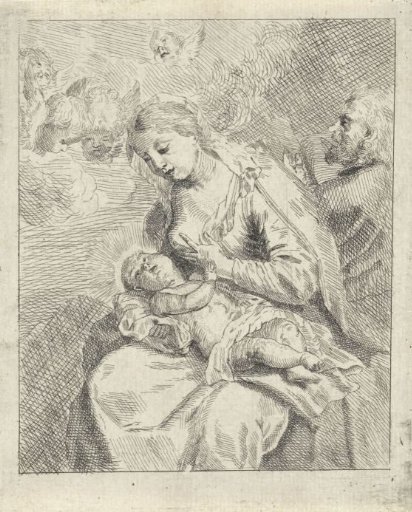 The Virgin suckling the Christ Child