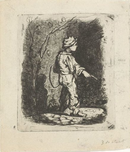 Boy with a Hoop